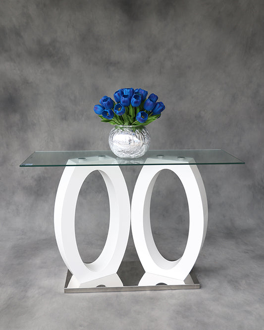 CONSOLA AROS GLASS TOP