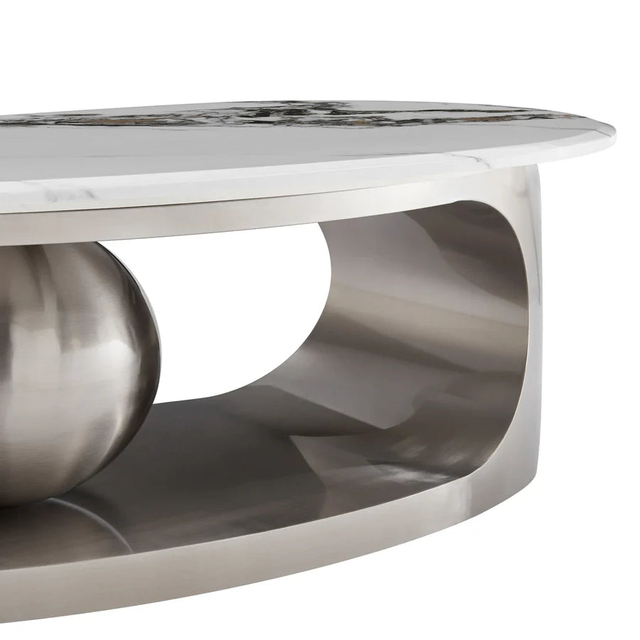 CELESTIA MARBLE-FORM COFFEE TABLE