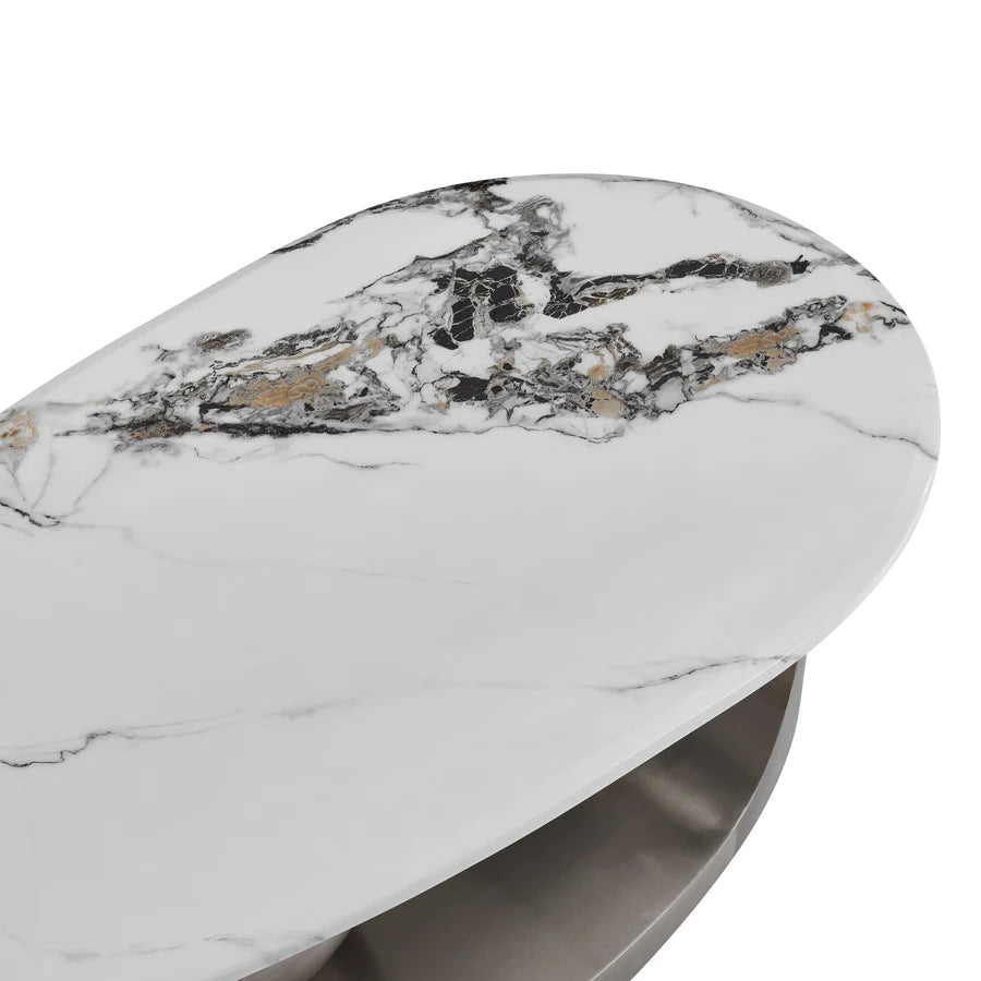 CELESTIA MARBLE-FORM COFFEE TABLE