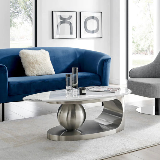 CELESTIA MARBLE-FORM COFFEE TABLE