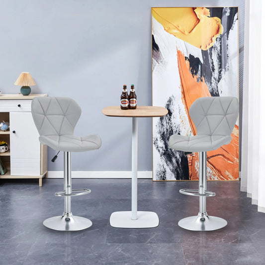 LUXE SWIVEL ELEGANCE - SET OF TWO STOOLS